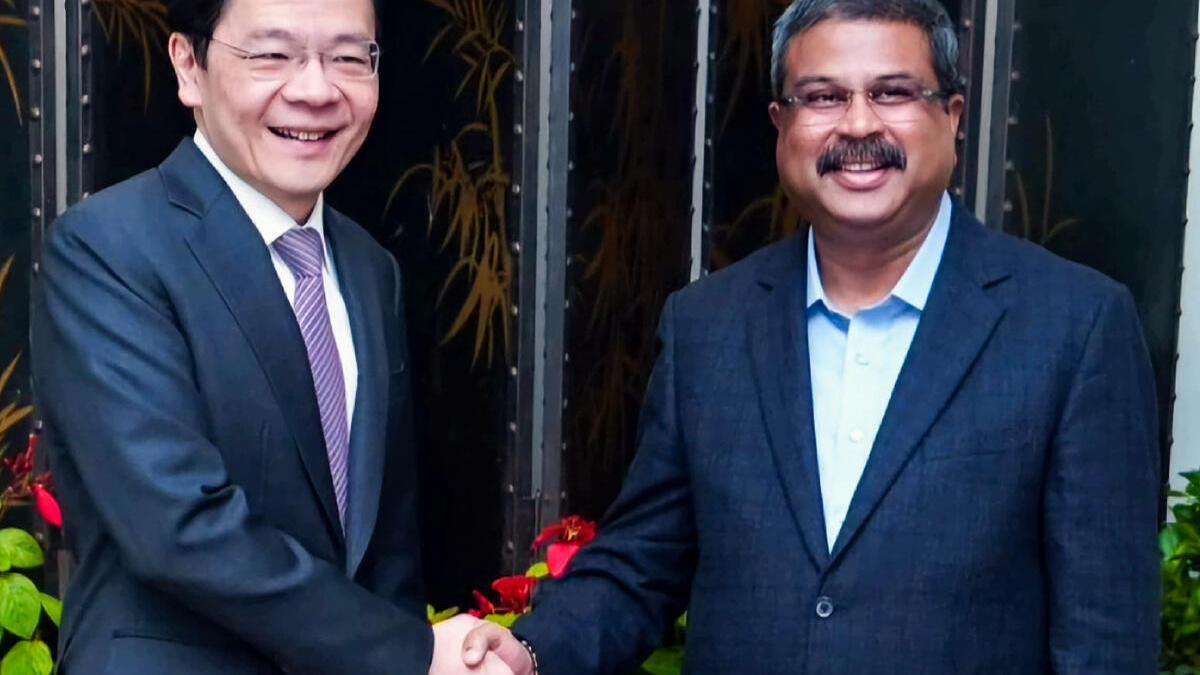 Union education minister Dharmendra Pradhan meets Singapore PM, discusses cooperation in school education and research